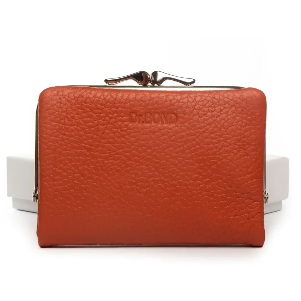 Кошелек Classic Женский кожа DR. BOND WN-23-14 orange