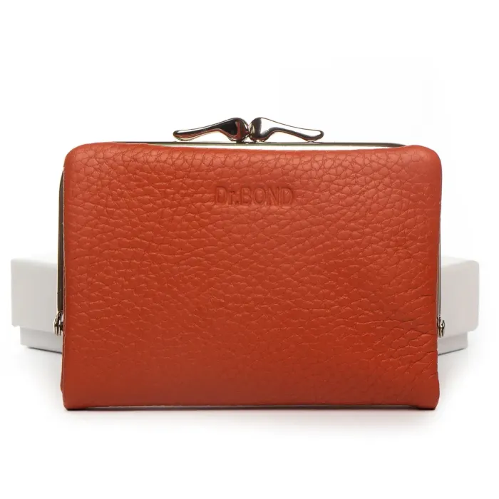 Кошелек Classic Женский кожа DR. BOND WN-23-14 orange