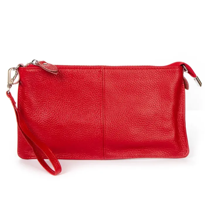 Сумка Клатч жіноча шкіра ALEX RAI 8801-2 red