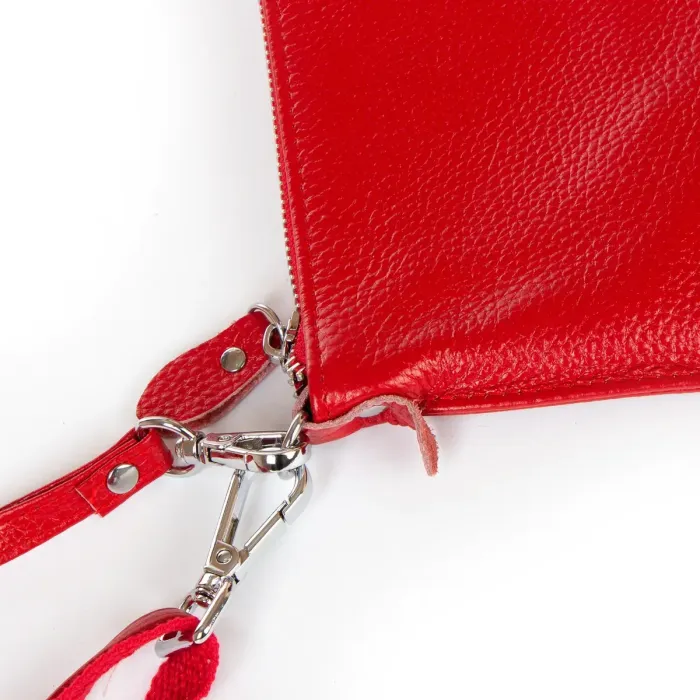 Сумка Клатч жіноча шкіра ALEX RAI 8801-2 red