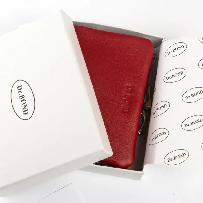 Гаманець Classic Жіноча шкіра DR. BOND WN-23-14 red