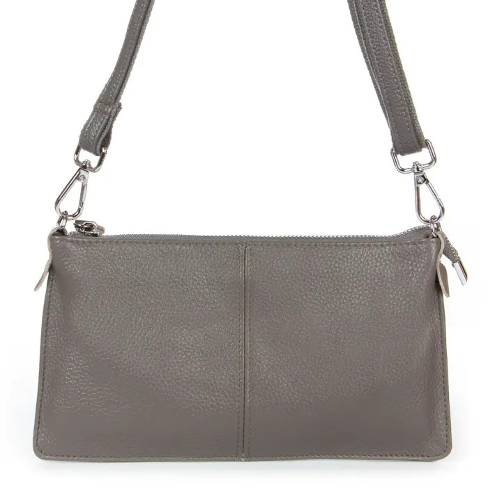Сумка Женская Клатч кожа ALEX RAI 8801-2 grey
