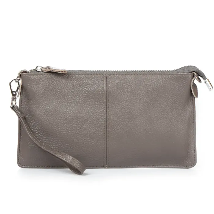 Сумка Женская Клатч кожа ALEX RAI 8801-2 grey