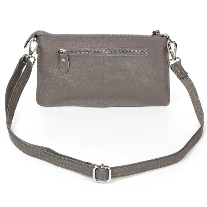 Сумка Женская Клатч кожа ALEX RAI 8801-2 grey
