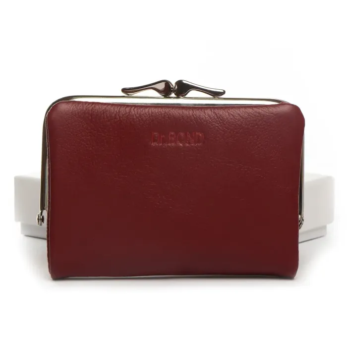 Гаманець Classic Жіноча шкіра DR. BOND WN-23-14 wine-red