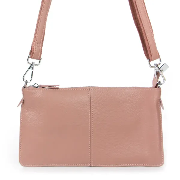 Сумка Клатч жіноча шкіра ALEX RAI 8801-2 pink