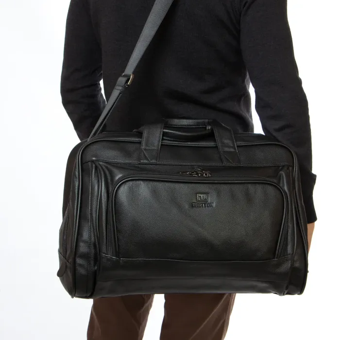 Сумка Чоловіча Шкіра дорожня BRETTON 7830-2 black