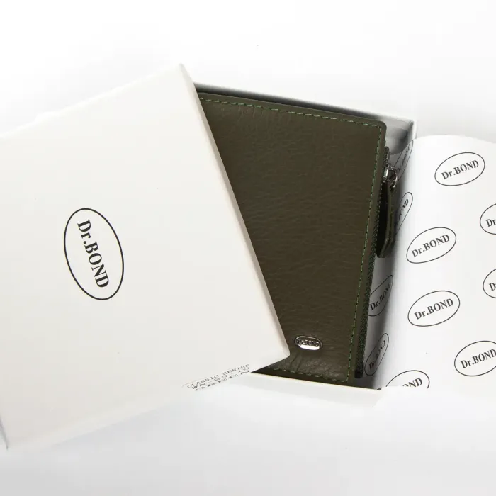 Гаманець Classic Жіноча шкіра DR. BOND WN-23-10 green