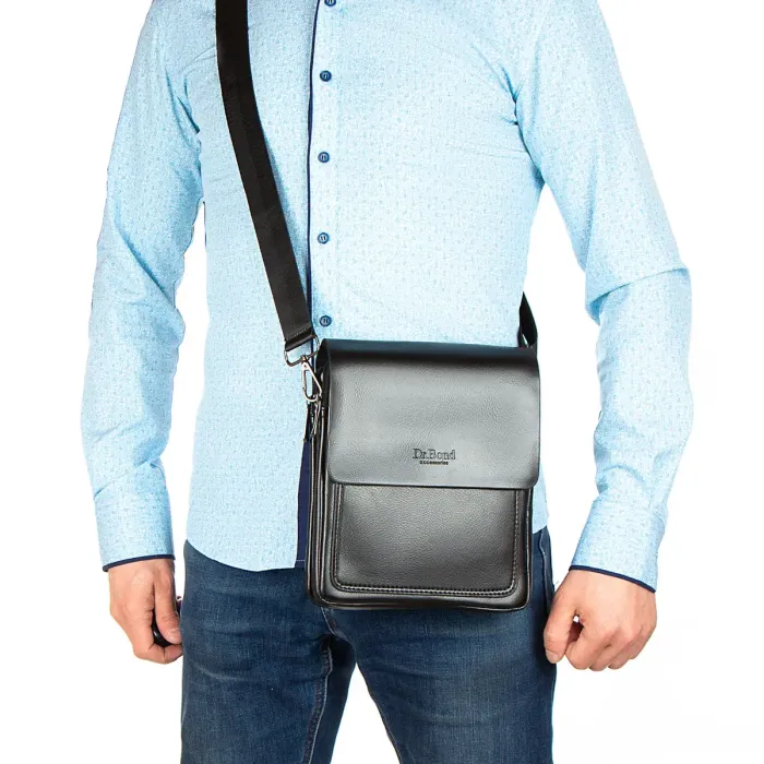 Сумка чоловіча Планшет штучна-шкіра DR. BOND 524-3 black
