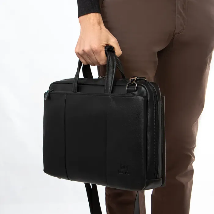 Сумка Мужская Портфель кожа BRETTON 1439A black
