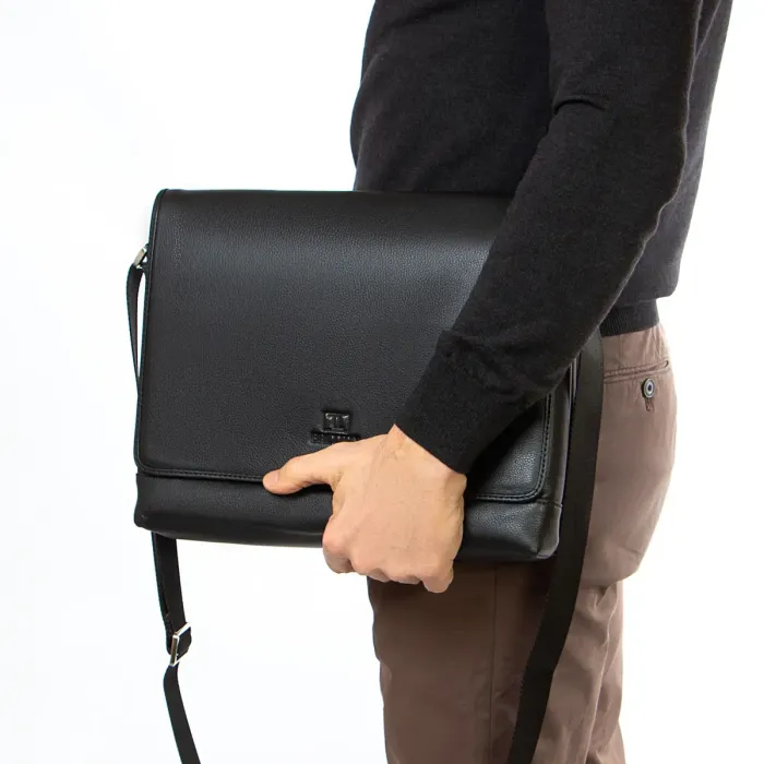 Сумка Мужская Портфель кожа BRETTON 8976-6 black