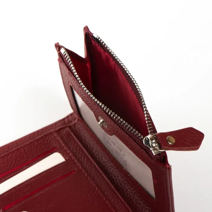 Гаманець Classic Жіноча шкіра DR. BOND WN-23-10 wine-red