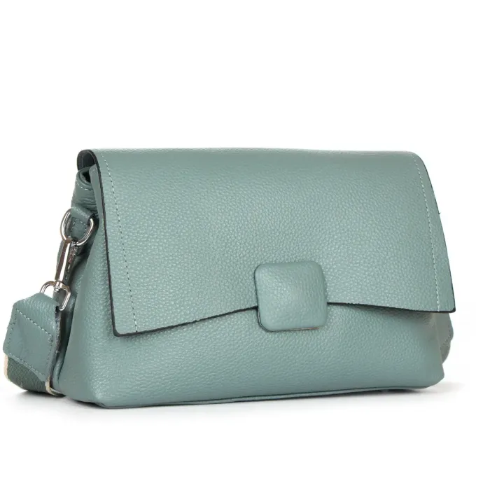 Сумка Класична шкіра ALEX RAI 99115 L-green