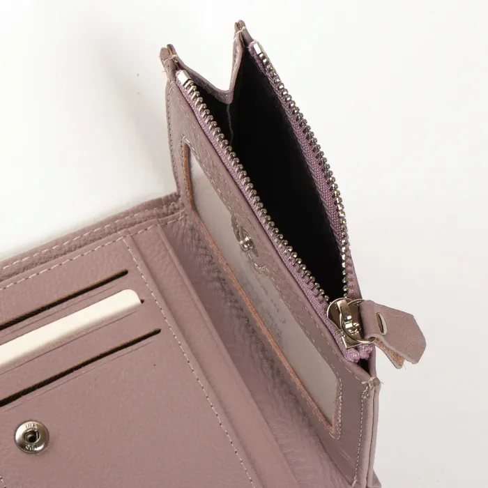 Гаманець Classic Жіноча шкіра DR. BOND WN-23-10 pink-purple