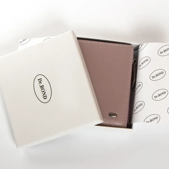 Гаманець Classic Жіноча шкіра DR. BOND WN-23-10 pink-purple