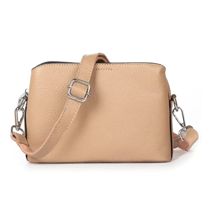 Сумка Класична шкіра ALEX RAI 99113 camel