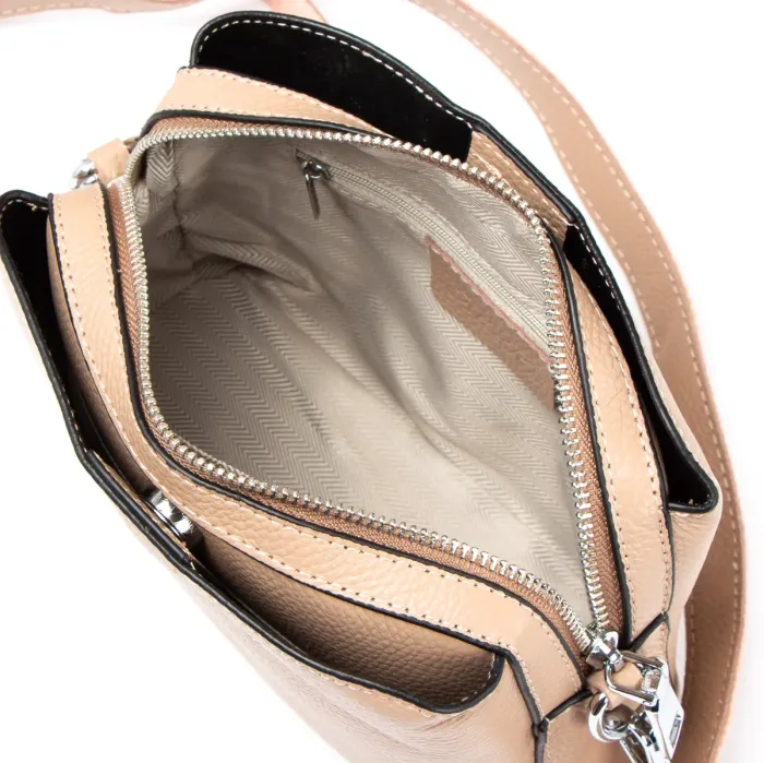 Сумка Класична шкіра ALEX RAI 99113 camel