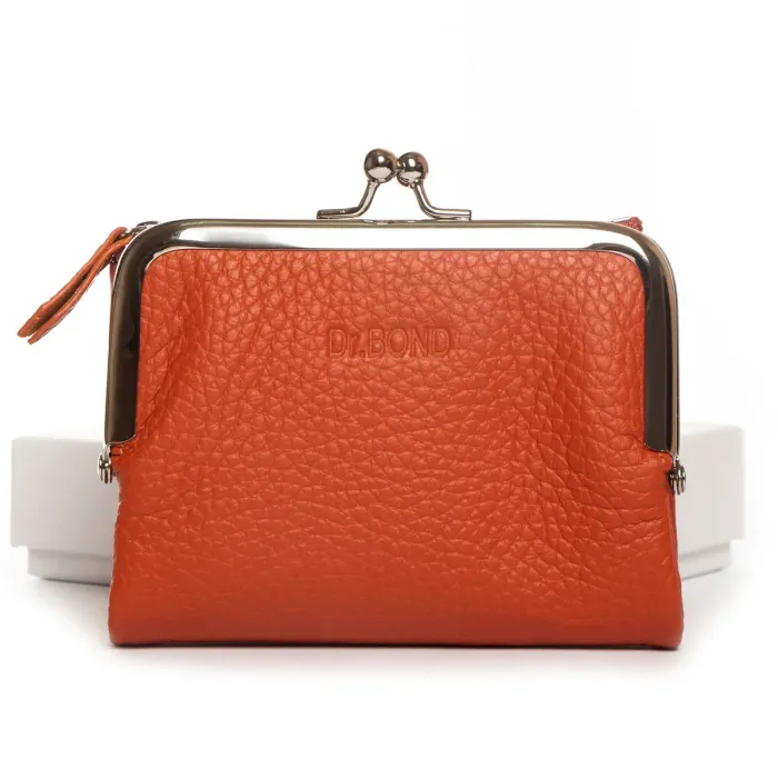 Гаманець Classic Жіноча шкіра DR. BOND WN-23-13 orange