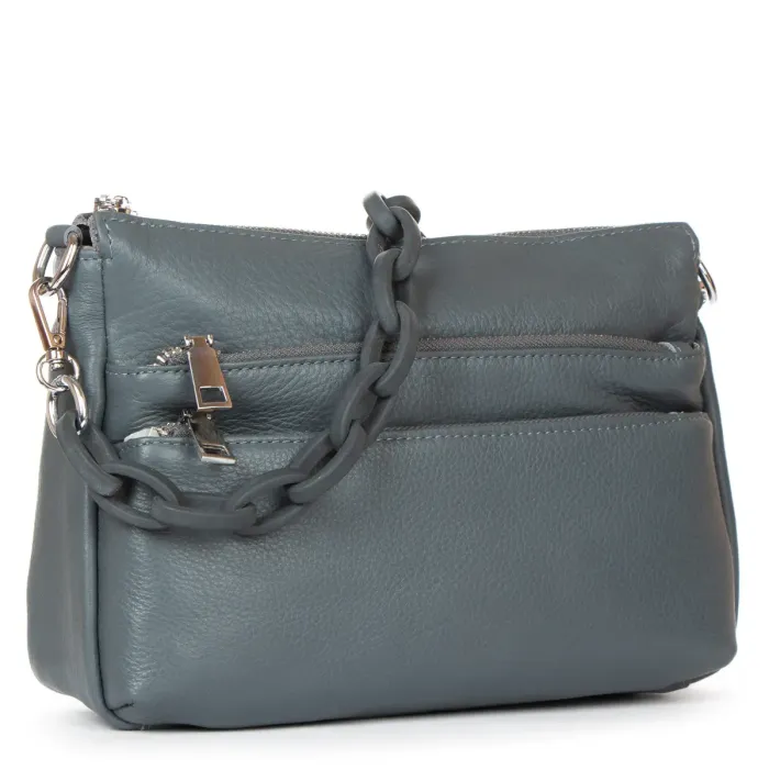 Сумка Жіноча Класична шкіра ALEX RAI 3011 blue