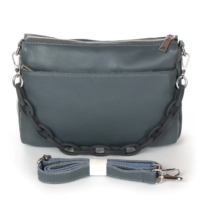 Сумка Жіноча Класична шкіра ALEX RAI 3011 blue