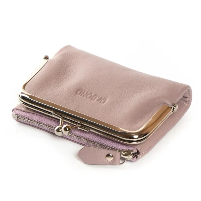 Гаманець Classic Жіноча шкіра DR. BOND WN-23-13 pink-purple
