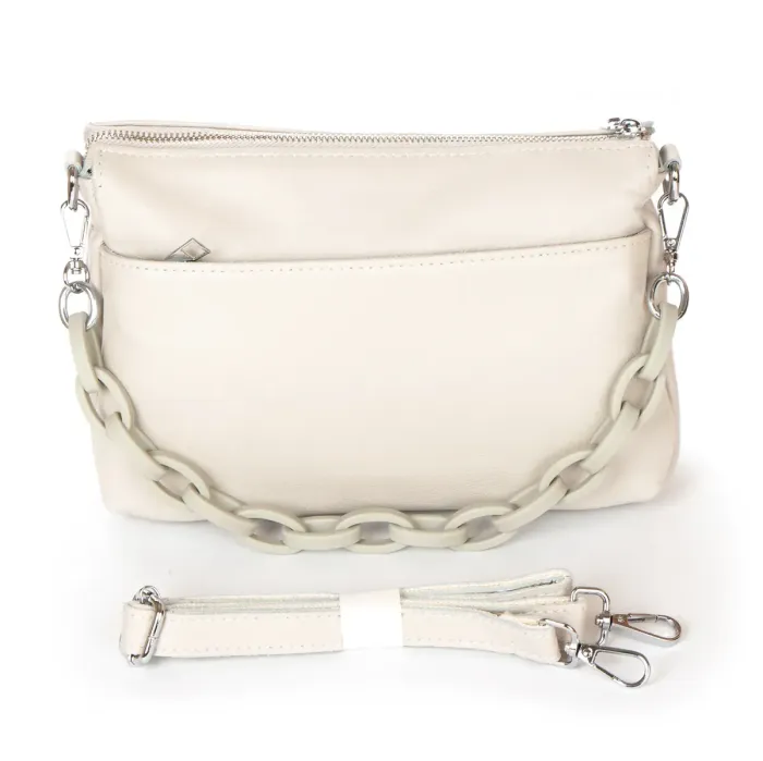 Сумка Класична шкіра ALEX RAI 3011 pale