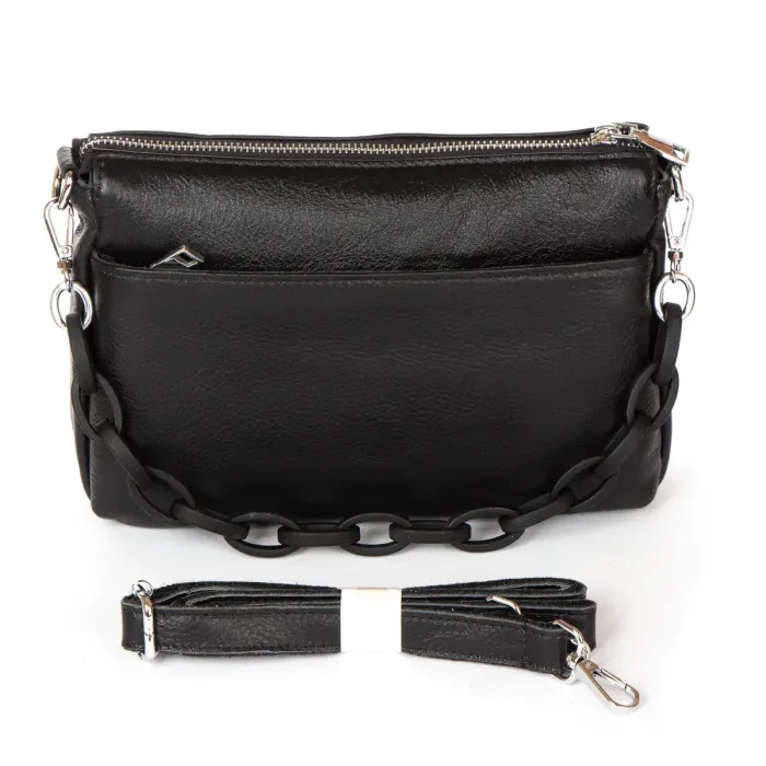 Сумка жіноча Класична шкіра ALEX RAI 3011 black