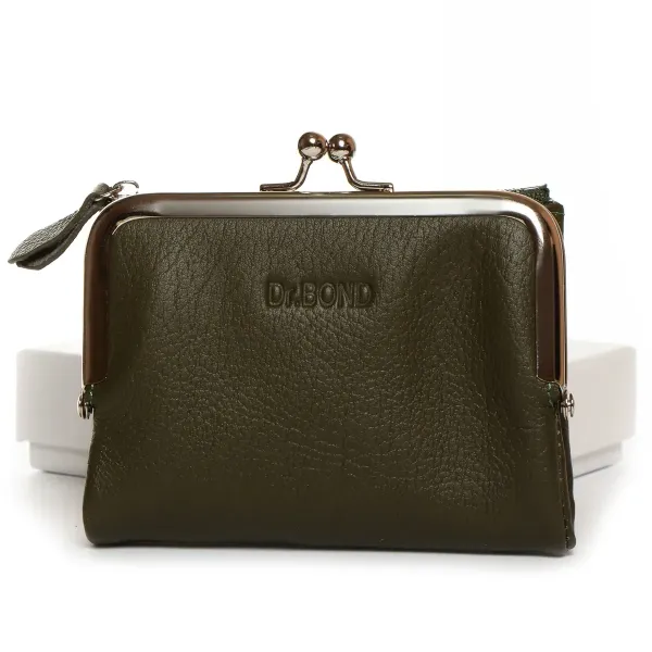 Кошелек Classic Женский кожа DR. BOND WN-23-13 green