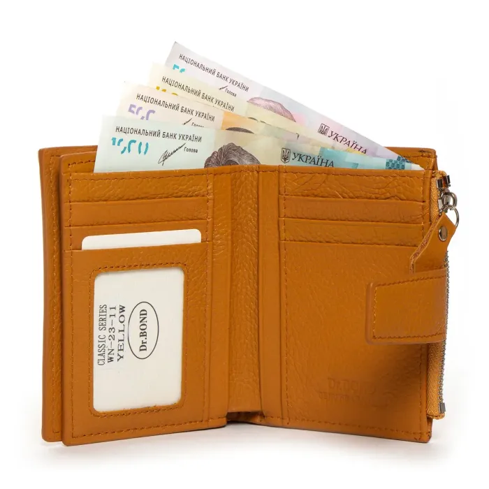 Гаманець Classic Жіноча шкіра DR. BOND WN-23-11 yellow