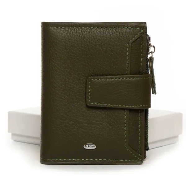 Гаманець Classic Жіноча шкіра DR. BOND WN-23-11 green