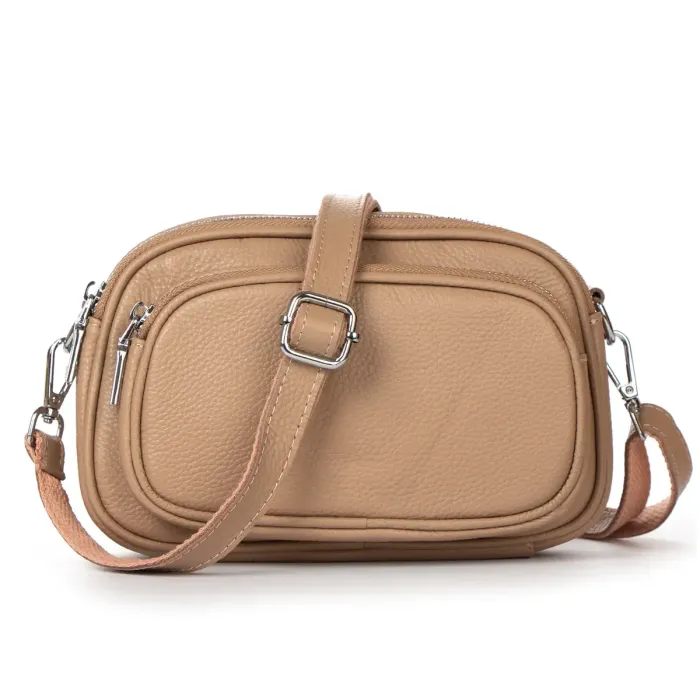 Сумка Класична шкіра ALEX RAI 99112 camel