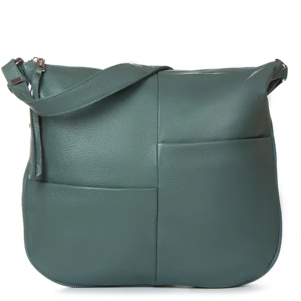 Сумка Класична шкіра ALEX RAI 2032-9 L-green