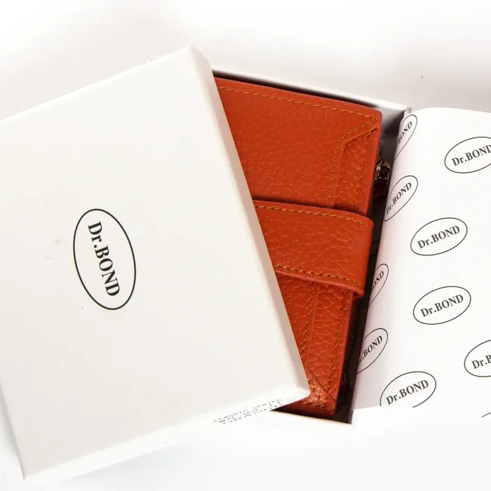 Гаманець Classic Жіноча шкіра DR. BOND WN-23-11 orange