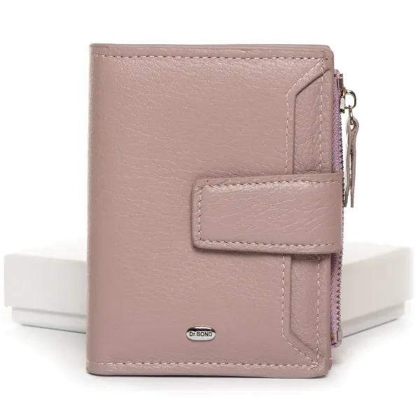 Гаманець Classic Жіноча шкіра DR. BOND WN-23-11 pink-purple
