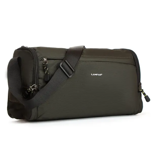 Сумка Чоловіча Дорожня нейлон Lanpad 20822 green