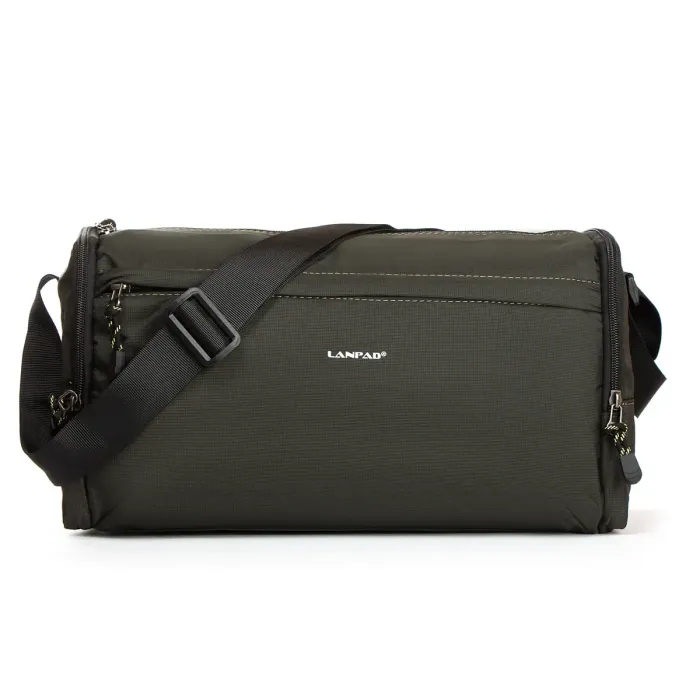 Сумка Чоловіча Дорожня нейлон Lanpad 20822 green