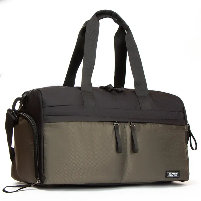 Сумка Мужская Дорожная нейлон Lanpad 3062 green