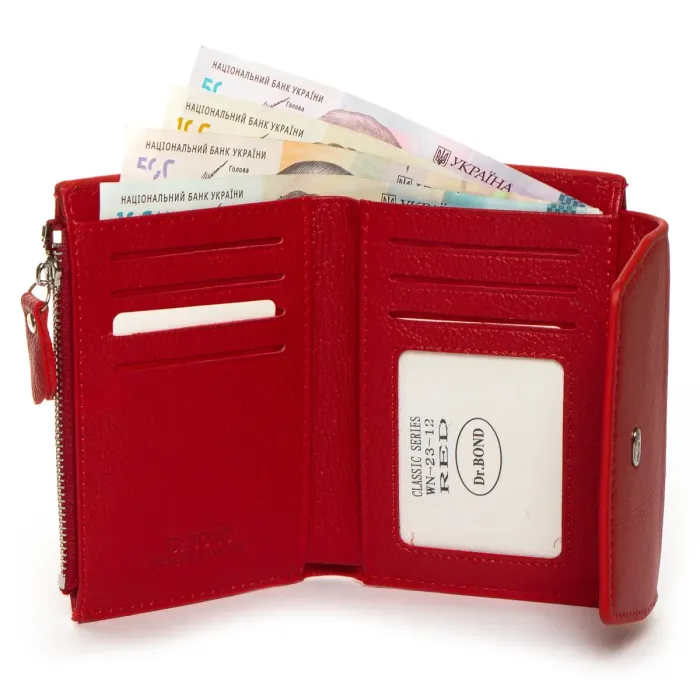 Гаманець Classic Жіноча шкіра DR. BOND WN-23-12 red