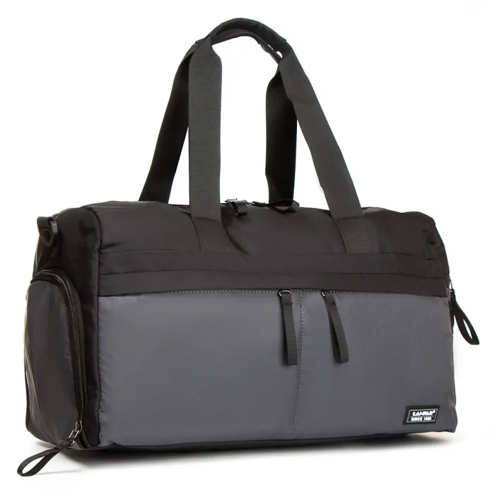 Сумка Мужская Дорожная нейлон Lanpad 3062 grey