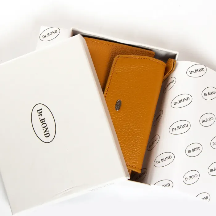 Гаманець Classic Жіноча шкіра DR. BOND WN-23-12 yellow