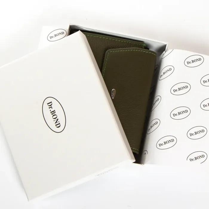 Гаманець Classic Жіноча шкіра DR. BOND WN-23-12 green