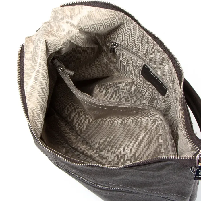 Сумка жіноча Класична шкіра ALEX RAI 2035-9 d-grey