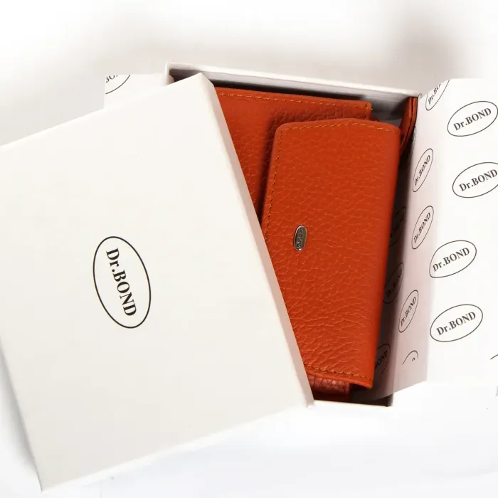 Гаманець Classic Жіноча шкіра DR. BOND WN-23-12 orange