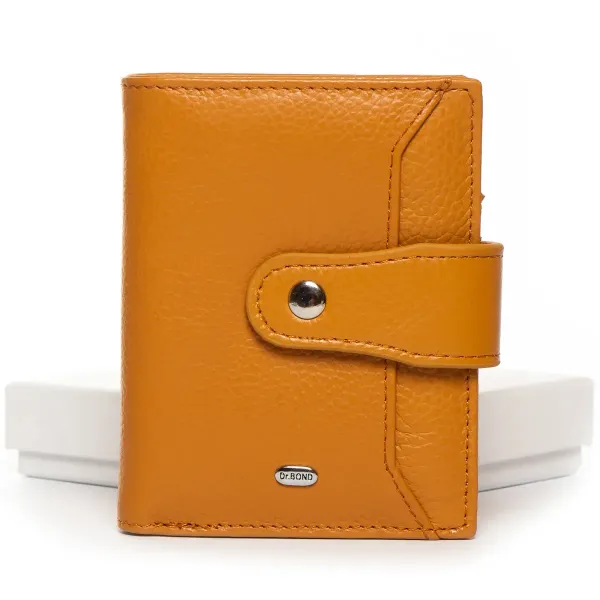 Кошелек Classic Женский кожа DR. BOND WN-23-15 yellow