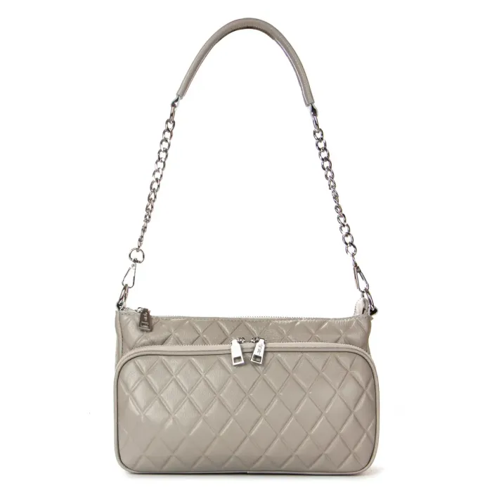 Сумка жіноча Класична шкіра ALEX RAI 2033-9 L-grey