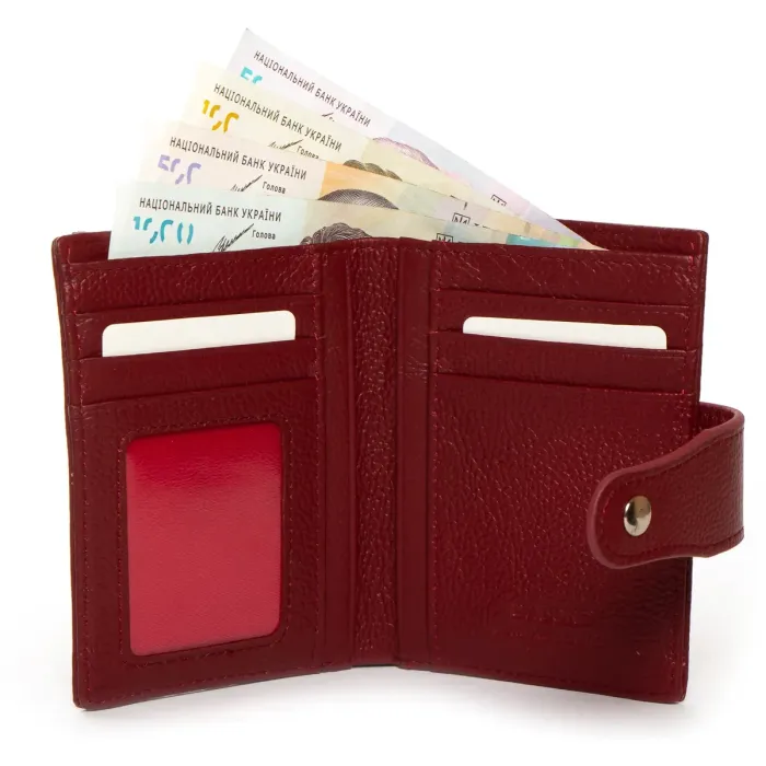Гаманець Classic Жіноча шкіра DR. BOND WN-23-15 wine-red