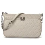 Сумка жіноча Класична шкіра ALEX RAI 2033-9 white-grey