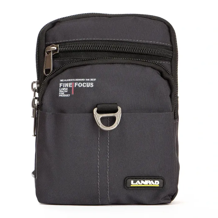 Сумка чоловіча Планшет нейлон Lanpad 61038 grey