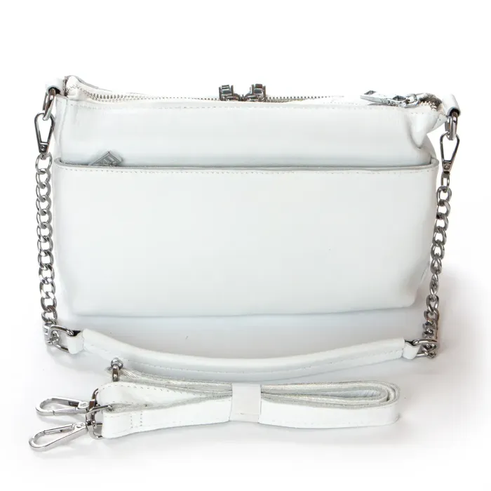 Сумка Класична шкіра ALEX RAI 2033-9 white