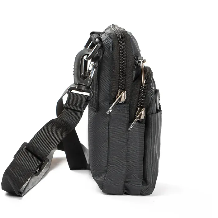 Сумка чоловіча Планшет нейлон Lanpad 61038 grey